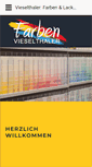 Mobile Screenshot of farben-vieselthaler.at